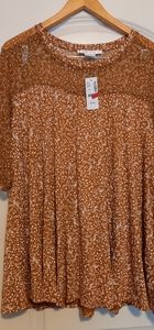 Plus size 1X pennington top